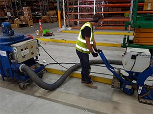Preparation Under Way for the Installation of the Industrial Floor Screed to the VNA Area